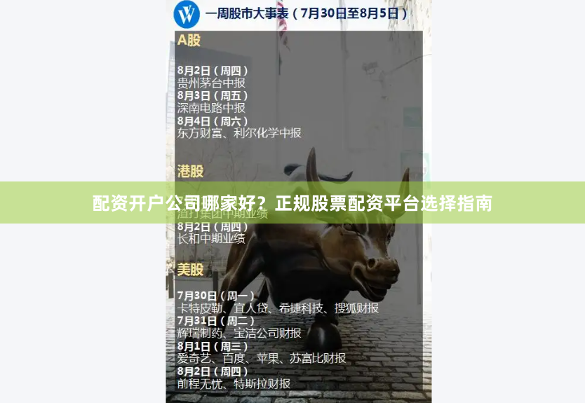 配资开户公司哪家好？正规股票配资平台选择指南