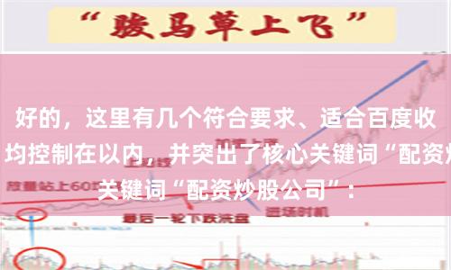 好的，这里有几个符合要求、适合百度收录的标题，均控制在以内，并突出了核心关键词“配资炒股公司”：
